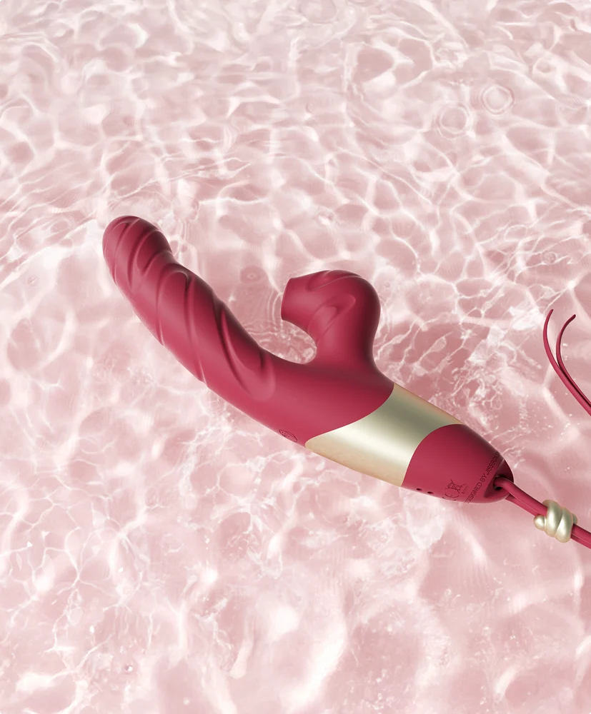 Rosy Bloom | Thrusting & Sucking Rabbit Vibrator with Heating