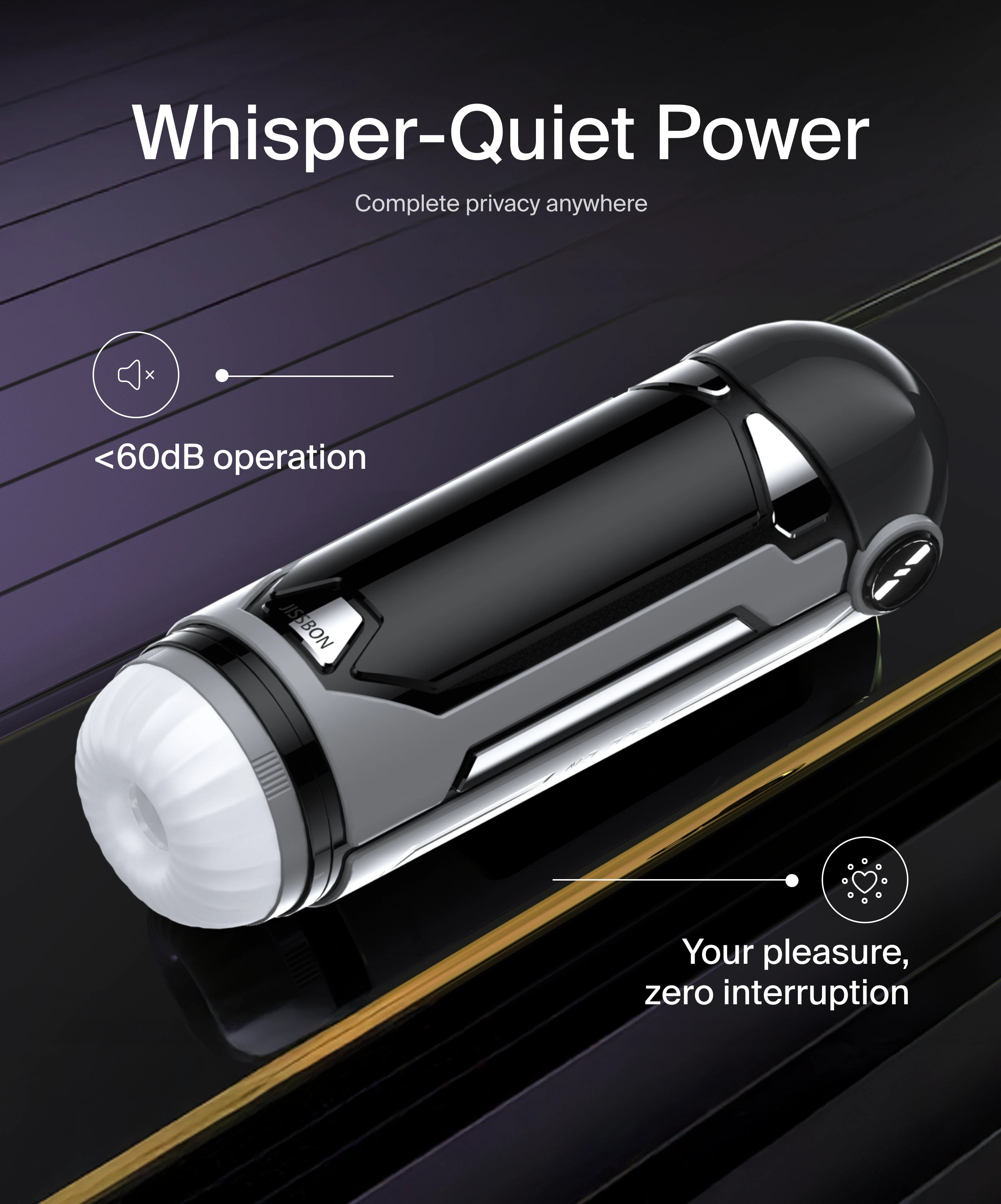 Side view of E-Game Storm showing telescopic thrusting mechanism design