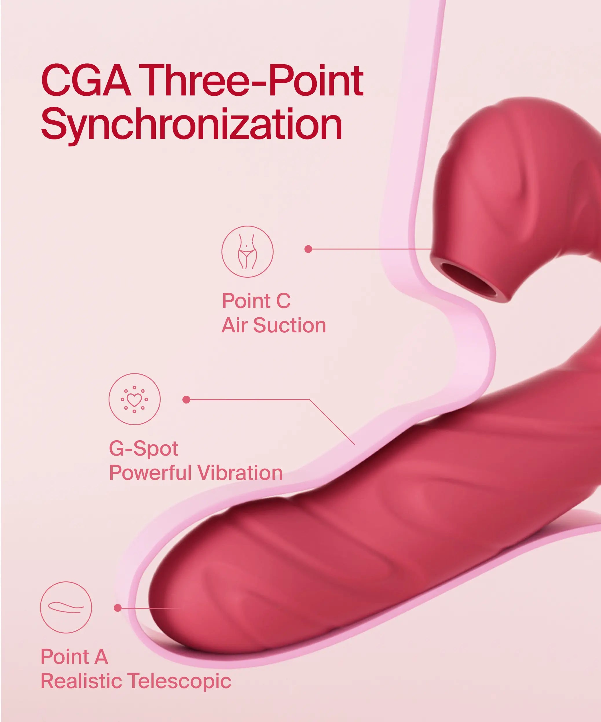 Rosy Bloom | Thrusting & Sucking Rabbit Vibrator with Heating