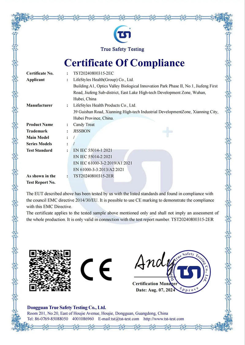Certification detail